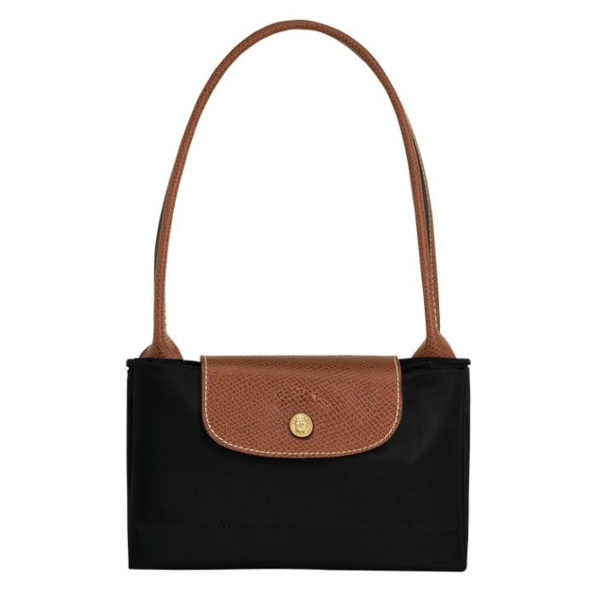 Women's Longchamp Le Pliage Original S Shoulder Bags Black | UAE-6935PE