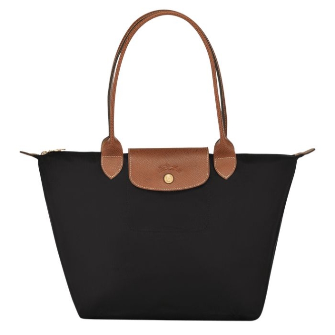 Women\'s Longchamp Le Pliage Original S Shoulder Bags Black | UAE-6935PE