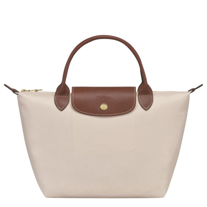 Women\'s Longchamp Le Pliage Original S Top-handle Bags Beige | UAE-1780DO