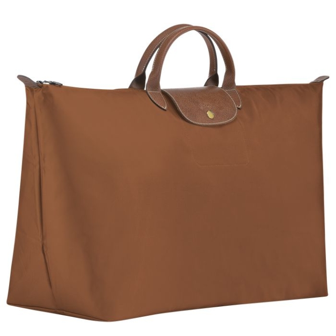 Women's Longchamp Le Pliage XL Travel Bags Brown | UAE-7401LD