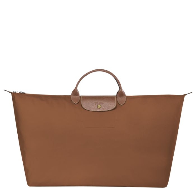 Women\'s Longchamp Le Pliage XL Travel Bags Brown | UAE-7401LD