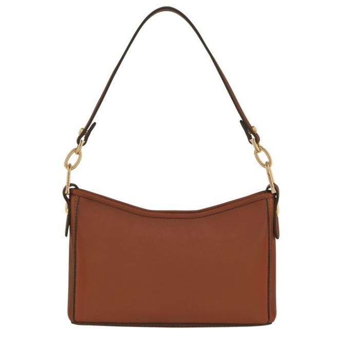 Women's Longchamp Mademoiselle Pouches & Cases Brown | UAE-6038BW