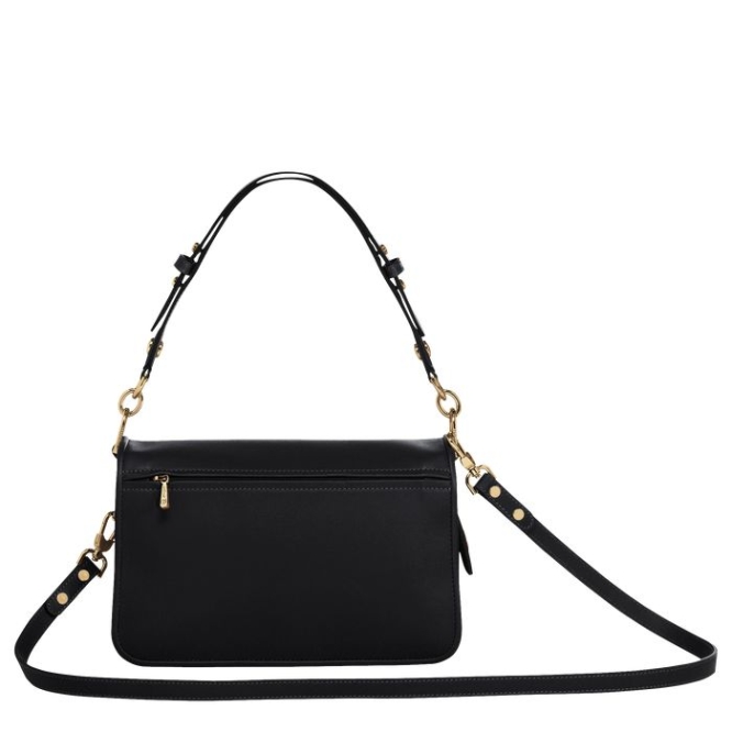 Women's Longchamp Mademoiselle S Crossbody Bags Black | UAE-5207OV