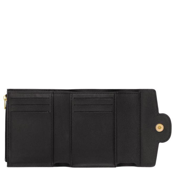 Women's Longchamp Mademoiselle Wallets Black | UAE-1934BL