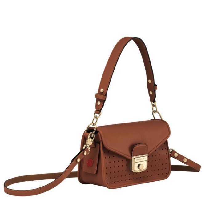 Women's Longchamp Mademoiselle XS Crossbody Bags Brown | UAE-3012UG