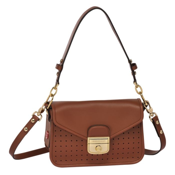 Women\'s Longchamp Mademoiselle XS Crossbody Bags Brown | UAE-3012UG