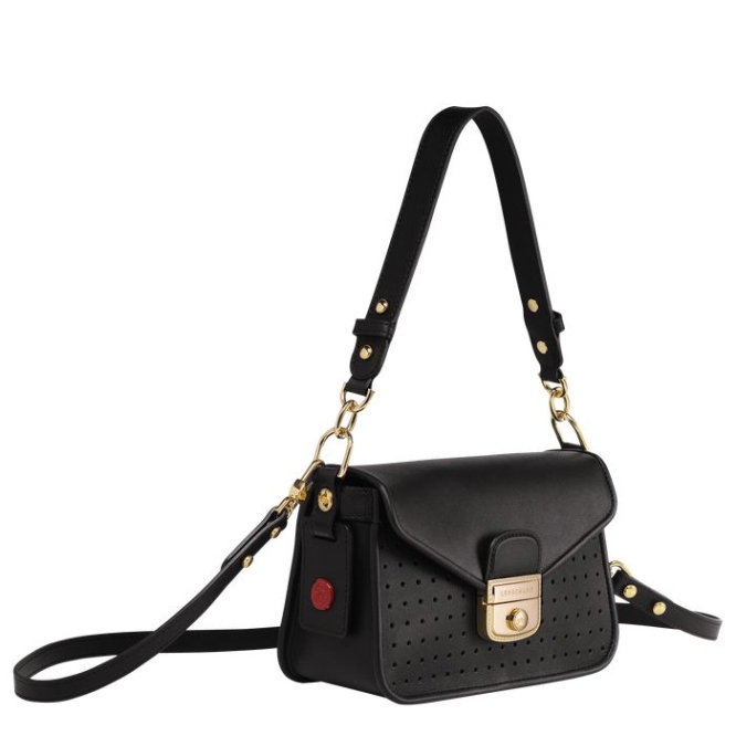 Women's Longchamp Mademoiselle XS Crossbody Bags Black | UAE-4635MJ