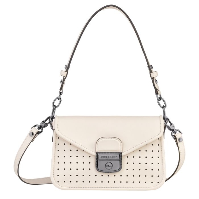 Women\'s Longchamp Mademoiselle XS Crossbody Bags Beige | UAE-6519ZQ