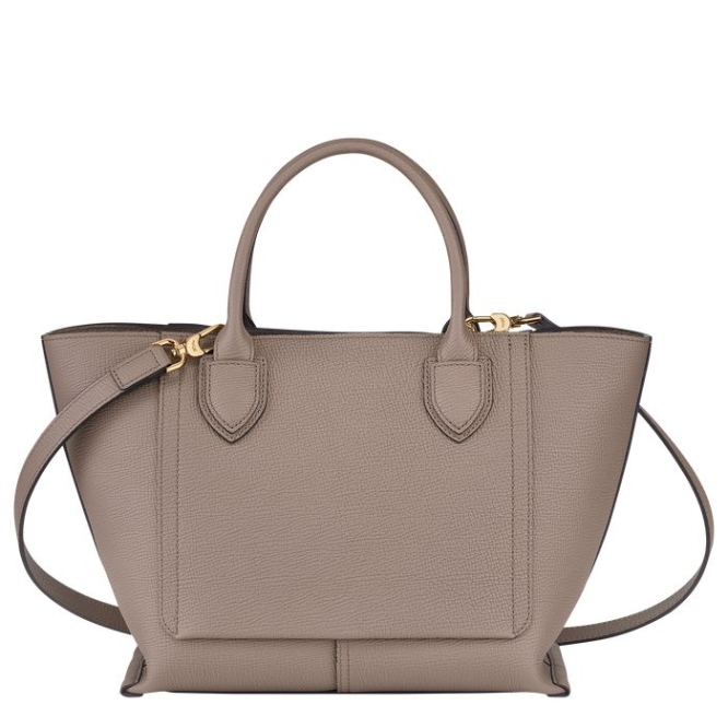 Women's Longchamp Mailbox M Top-handle Bags Brown | UAE-8160VZ