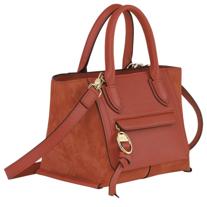 Women's Longchamp Mailbox S Top-handle Bags Orange | UAE-0657CB