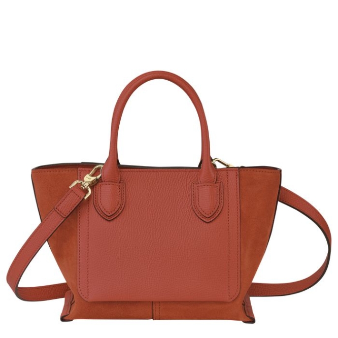 Women's Longchamp Mailbox S Top-handle Bags Orange | UAE-0657CB