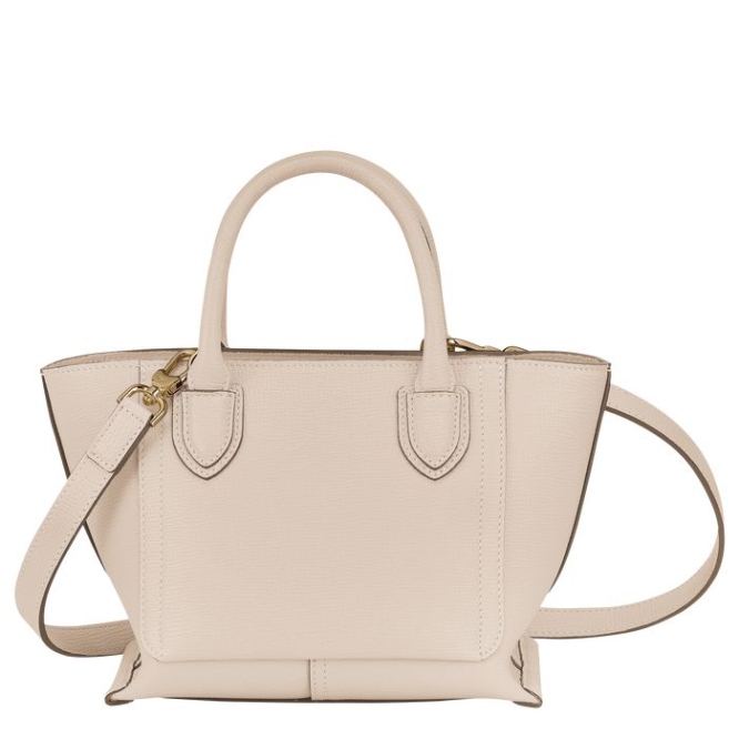 Women's Longchamp Mailbox S Top-handle Bags Beige | UAE-2837QT