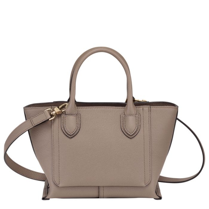 Women's Longchamp Mailbox S Top-handle Bags Brown | UAE-6085BL