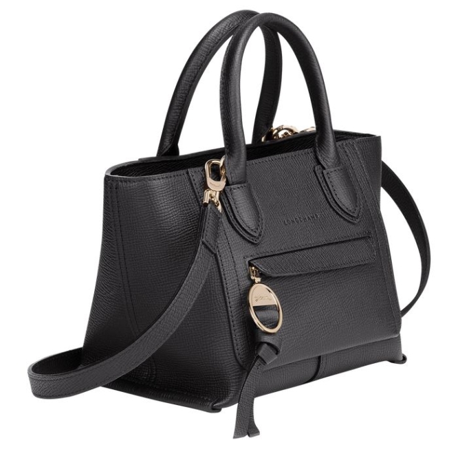 Women's Longchamp Mailbox S Top-handle Bags Black | UAE-9813XK