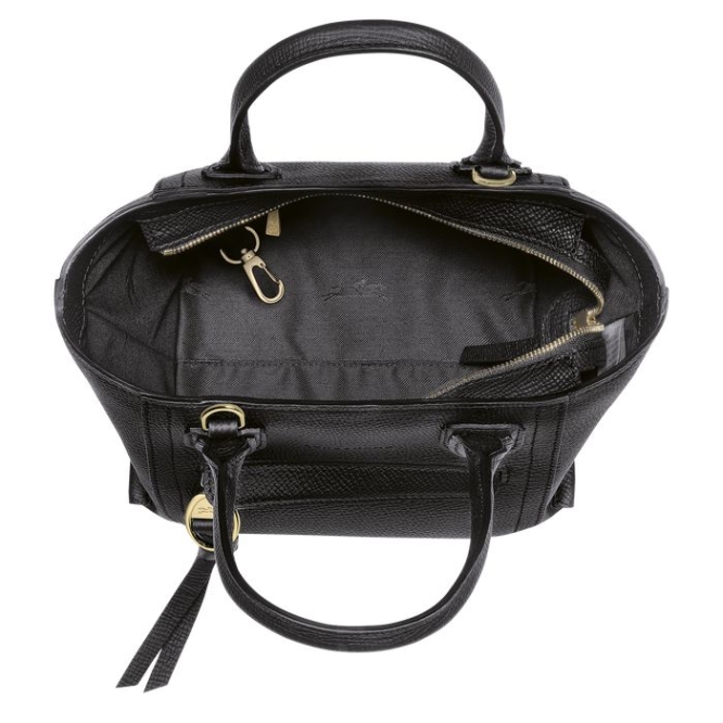 Women's Longchamp Mailbox S Top-handle Bags Black | UAE-9813XK