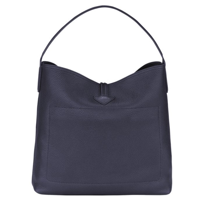 Women's Longchamp Roseau Essential Shoulder Bags Navy | UAE-7605FW