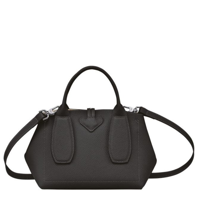 Women's Longchamp Roseau S Top-handle Bags Black | UAE-0812ZN