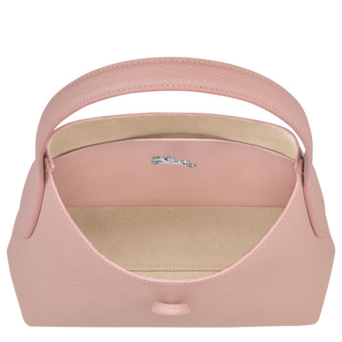 Women's Longchamp Roseau XS Shoulder Bags Light Pink | UAE-6340WE