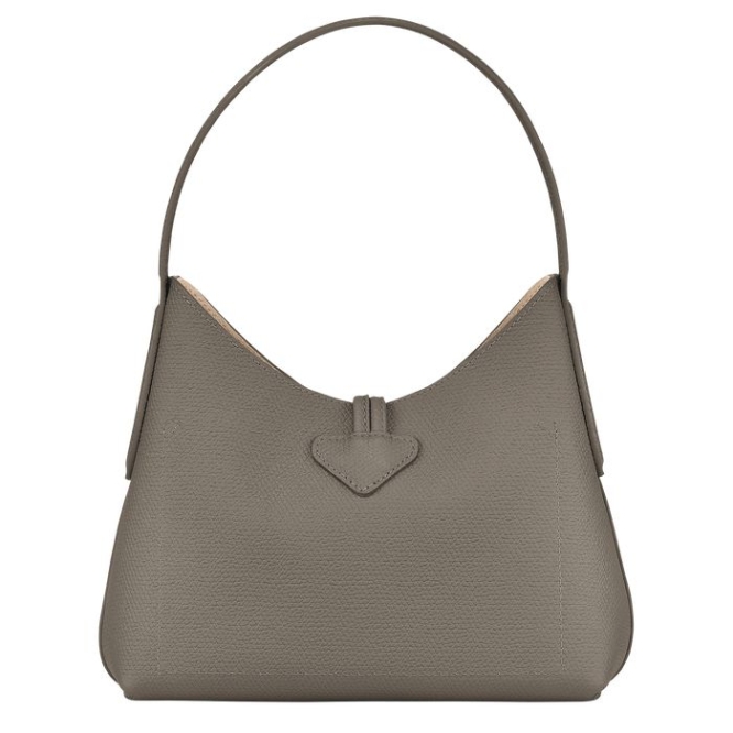 Women's Longchamp Roseau XS Shoulder Bags Grey | UAE-8134SM