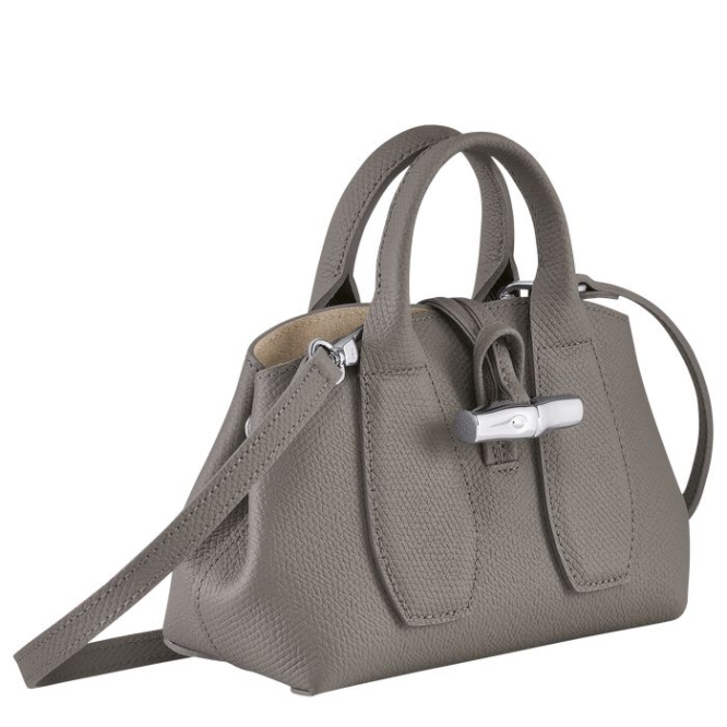 Women's Longchamp Roseau XS Top-handle Bags Grey | UAE-1854LI