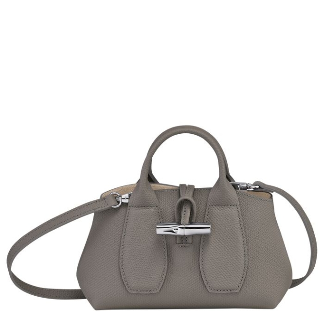 Women\'s Longchamp Roseau XS Top-handle Bags Grey | UAE-1854LI