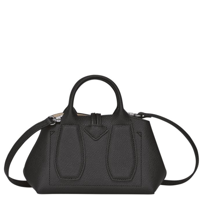 Women's Longchamp Roseau XS Top-handle Bags Black | UAE-2705HG