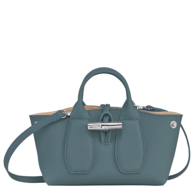 Women's Longchamp Roseau XS Top-handle Bags Blue | UAE-3427WB