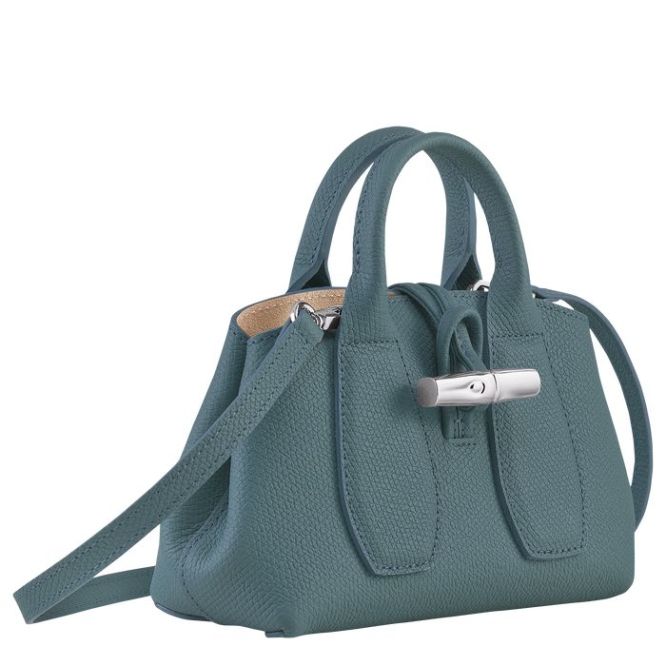 Women's Longchamp Roseau XS Top-handle Bags Blue | UAE-3427WB