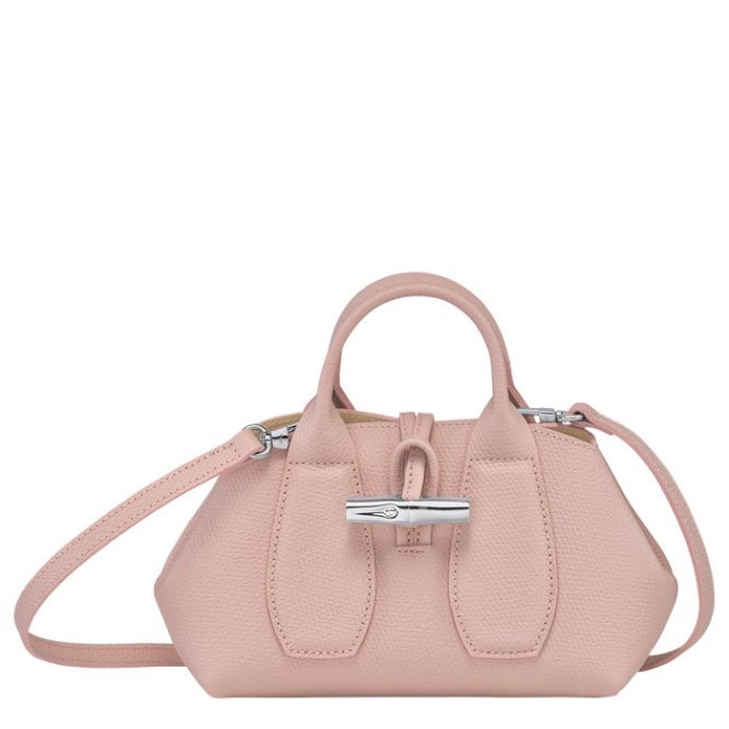 Women\'s Longchamp Roseau XS Top-handle Bags Light Pink | UAE-7916JF