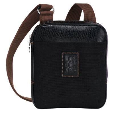 Men's Longchamp Boxford S Crossbody Bags Black | UAE-2637FL