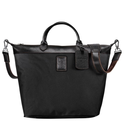 Men's Longchamp Boxford Travel Bags Black | UAE-4251DZ