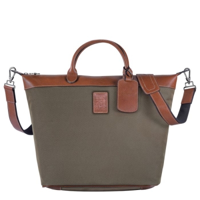 Men's Longchamp Boxford Travel Bags Brown | UAE-6520LO