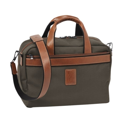 Men's Longchamp Boxford Travel Bags Brown | UAE-9571HZ