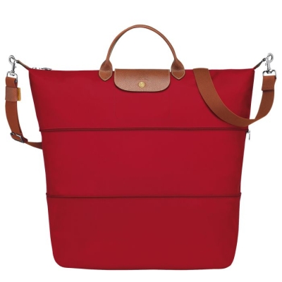 Men's Longchamp Le Pliage Travel Bags Red | UAE-5149PB