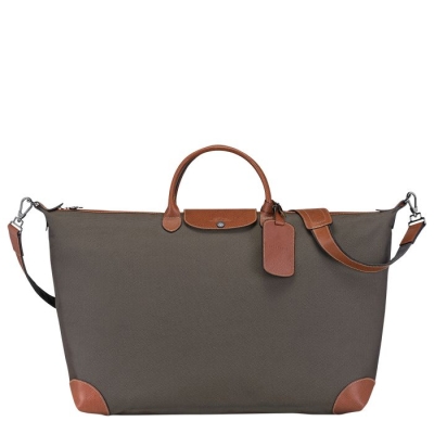 Women's Longchamp Boxford XL Travel Bags Brown | UAE-0184UT