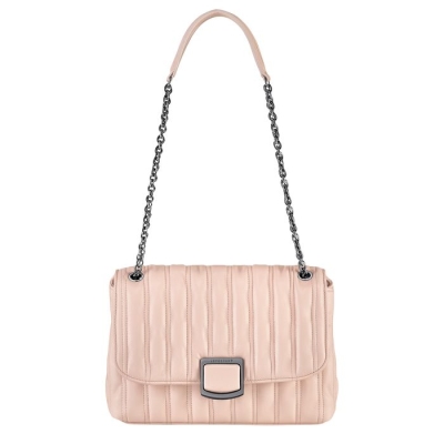 Women's Longchamp Brioche M Crossbody Bags Light Pink | UAE-5436RA