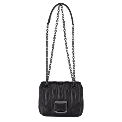 Women's Longchamp Brioche XS Crossbody Bags Black | UAE-2397UE