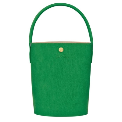 Women's Longchamp Cuir De Russie Top-handle Bags Green | UAE-9037BR