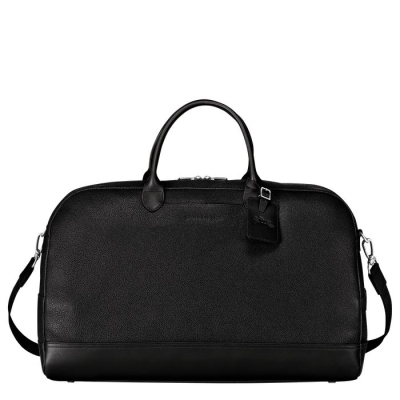 Women's Longchamp Le Foulonné L Travel Bags Black | UAE-3812YB