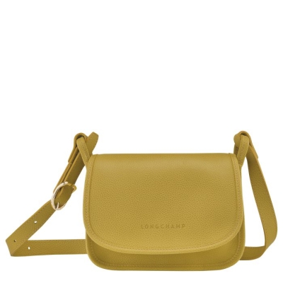 Women's Longchamp Le Foulonné S Crossbody Bags Yellow | UAE-1658OG