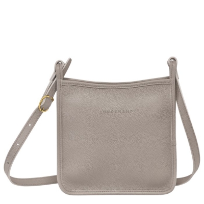 Women's Longchamp Le Foulonné S Crossbody Bags Grey | UAE-8042OT