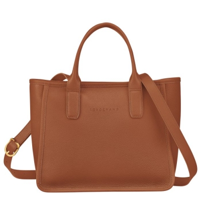 Women's Longchamp Le Foulonné Top-handle Bags Brown | UAE-2430HV