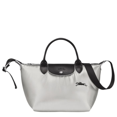 Women's Longchamp Le Pliage Alpin S Top-handle Bags Silver | UAE-7926PG