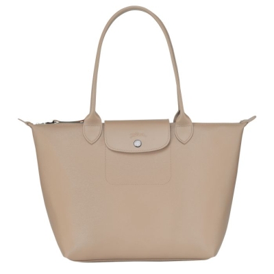 Women's Longchamp Le Pliage City S Shoulder Bags Beige | UAE-2894KM