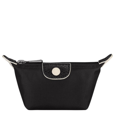 Women's Longchamp Le Pliage Club Cardholders & Coin Purses Black | UAE-4186PD