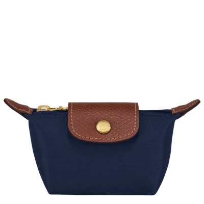 Women's Longchamp Le Pliage Original Cardholders & Coin Purses Navy | UAE-5239BK