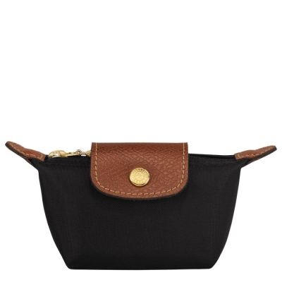 Women's Longchamp Le Pliage Original Cardholders & Coin Purses Black | UAE-7132FB