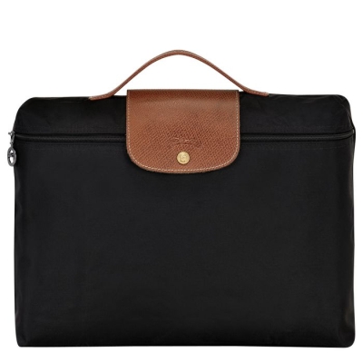 Women's Longchamp Le Pliage Original S Document Holders Black | UAE-1945SF