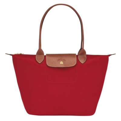 Women's Longchamp Le Pliage Original S Shoulder Bags Red | UAE-2805YL