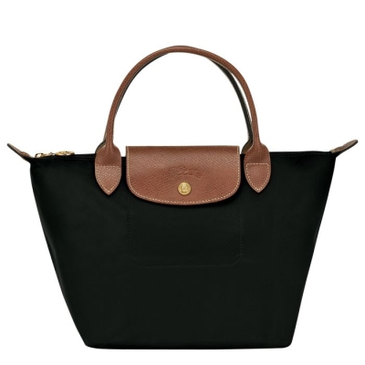 Women's Longchamp Le Pliage Original S Top-handle Bags Black | UAE-6341VQ